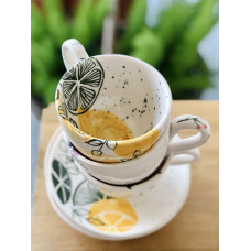 Lemon Patterned Tea Cup  - FN-041021-1