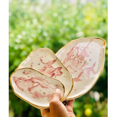 Marbled Pattern Amorph Plate - 281021-01