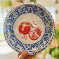 Pomegranate Pattern Bowl - 251025-1 Pomegranate Pattern Bowl - 251025-1