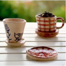 Hedgehog Patterned Coffee Cup - FN-19FNHYV044