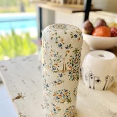 Flower Patterned Jug and Glass - 250625-4