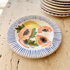 Papaya Patterned Plate - 250625-5