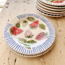 Strawberry Patterned Plate - 250625-6