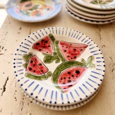 Watermelon Patterned Plate - 250625-8