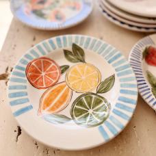 Lemon Patterned Plate - 250625-7