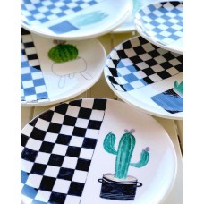 Cactus Patterned Plate - TB-19TBTRP023