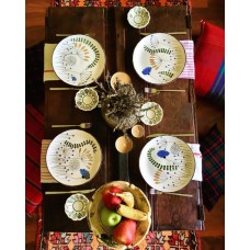 Flower Patterned Plate Set - TB-19TBCCK027