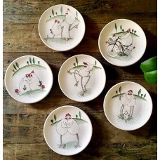 Rooster Patterned Plate Set - TB-19TBHYV004