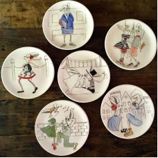 Rabbit Patterned Plate Set - TB-19TBHYV057