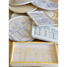 House Patterned Plate - TB-19TBRNK072